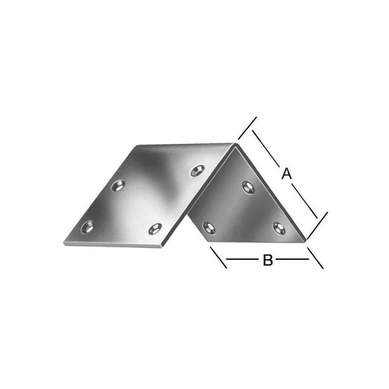 Leņķis izturīgs 40x40mm brūns