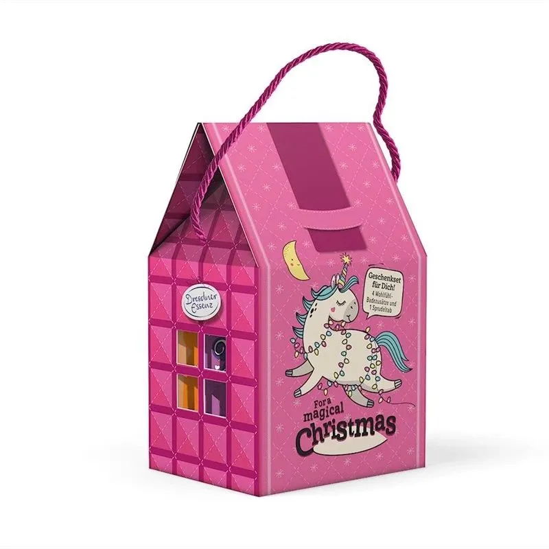 Set magical christmas salts bubble