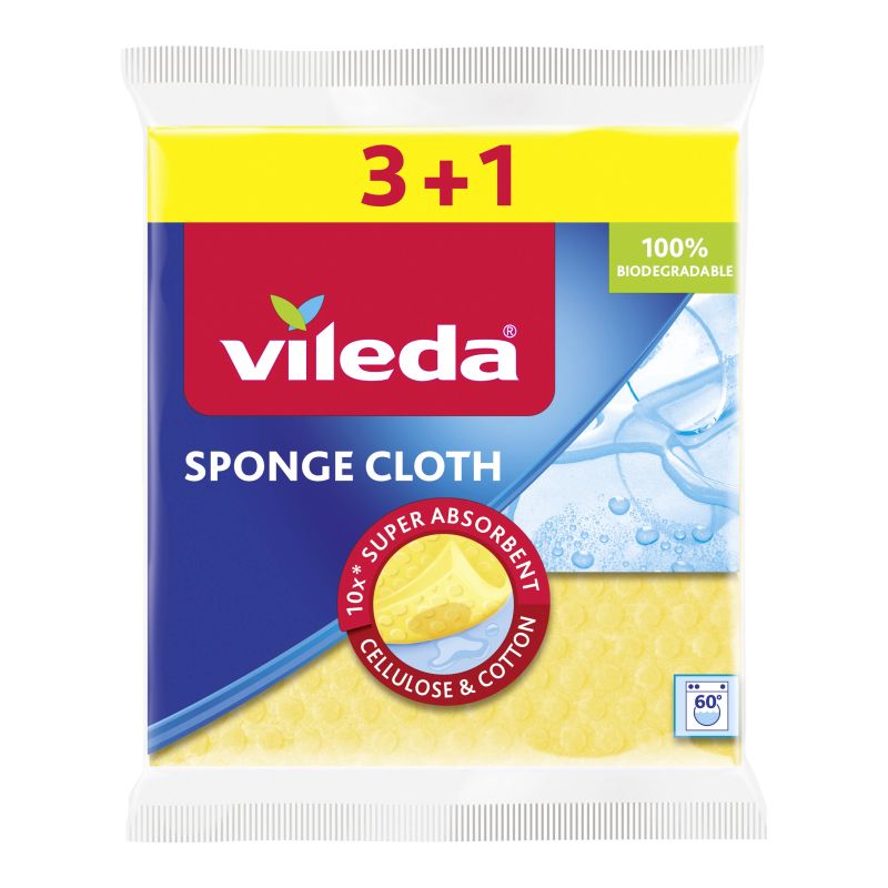 Drāniņas mitrās vileda 3+1gab