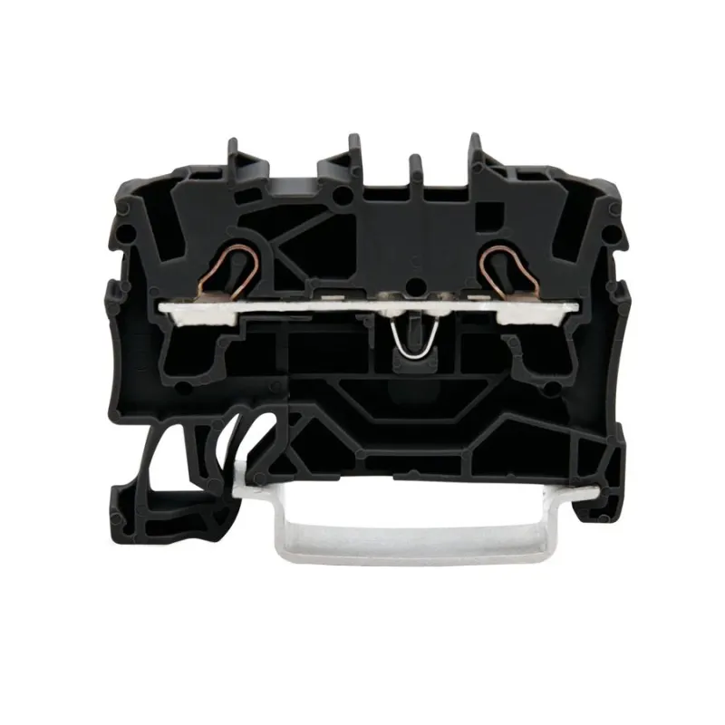 Savienojums Wago 2-pole Terminal Block 2.5 MM2, 2.5 mm², melna krās.