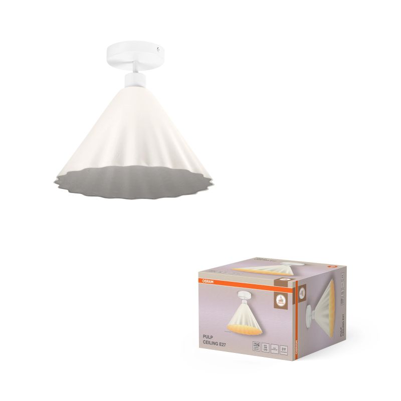 Lampa griestu ledvance pupl e27 balta