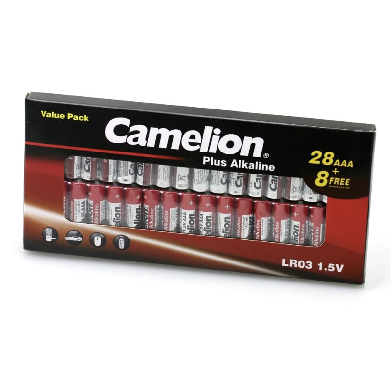 Baterijas camelion plus aaa b36,28+8,alk