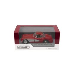 KINSMART Miniatūrais modelis - 1957 Chevrolet Corvette, izmērs 1:34