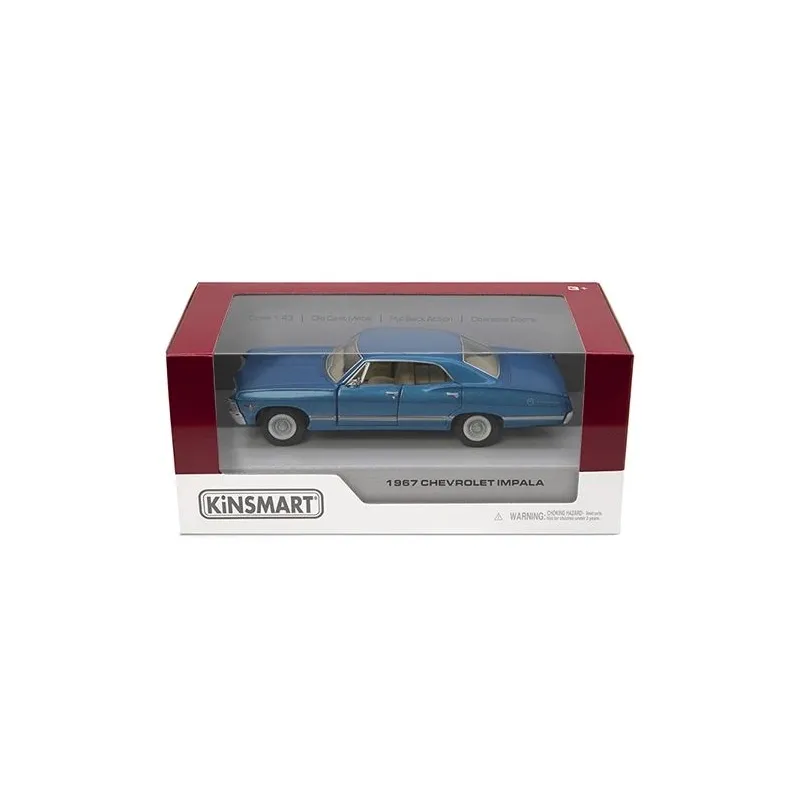 KINSMART Miniatūrais modelis - 1967 Chevrolet Impala, izmērs 1:43