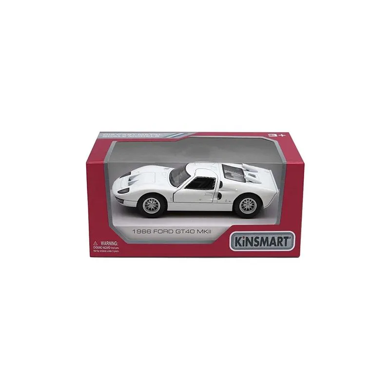 KINSMART Die-Cast modelis 1966 Ford GT40 MKII, izmērs 1:38
