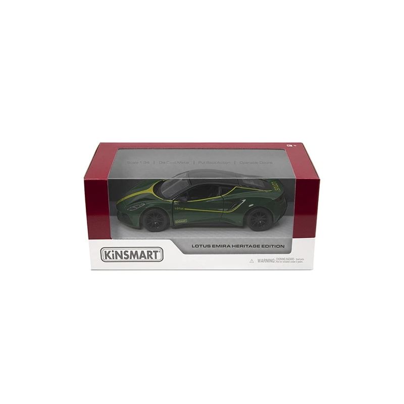 KINSMART Miniatūrais modelis - Lotus Emira ,Heritage Edition,, izmērs 1:34
