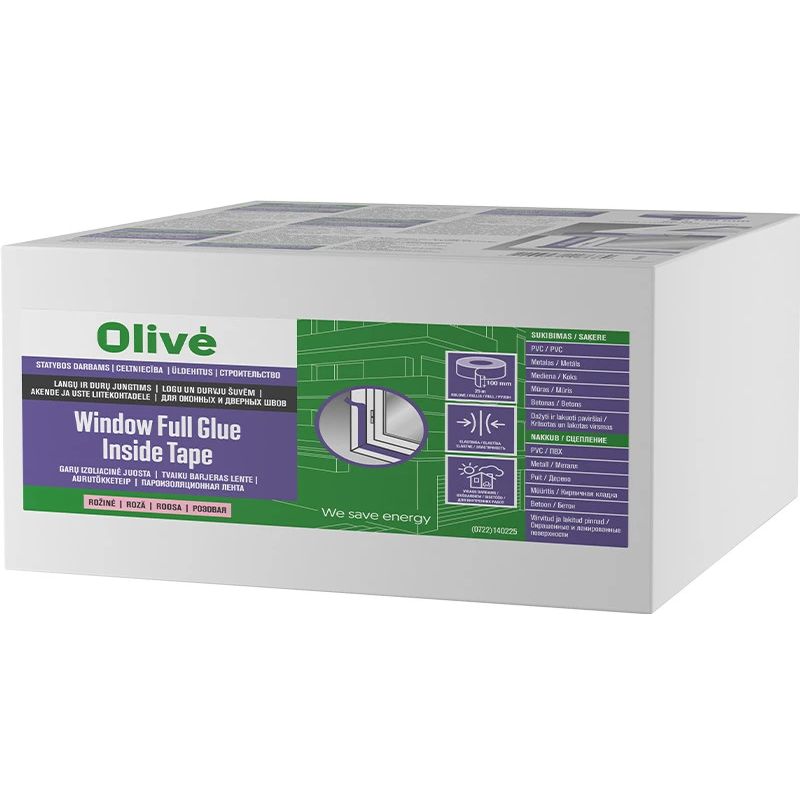 Logu lente ,iekšējā, olive 100mm-25m