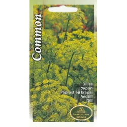 Sēklas Kurzemes sēklas dilles Dill Common, 8 g