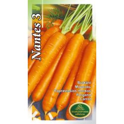 Sēklas burkāni nantes 3