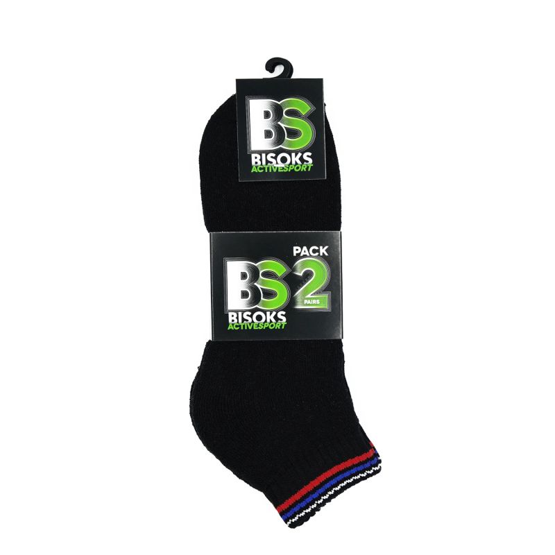 Zeķes sporta bisoks 2p 12146 melna 39-42