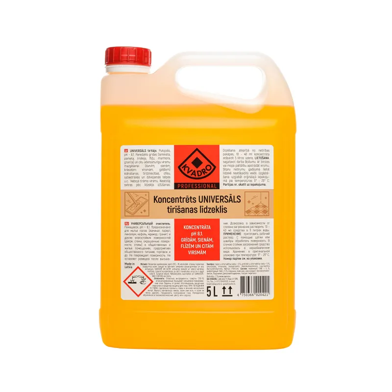 Tīrīšanas līdzeklis Kvadro, virtuves tīrīšanai, 5 l