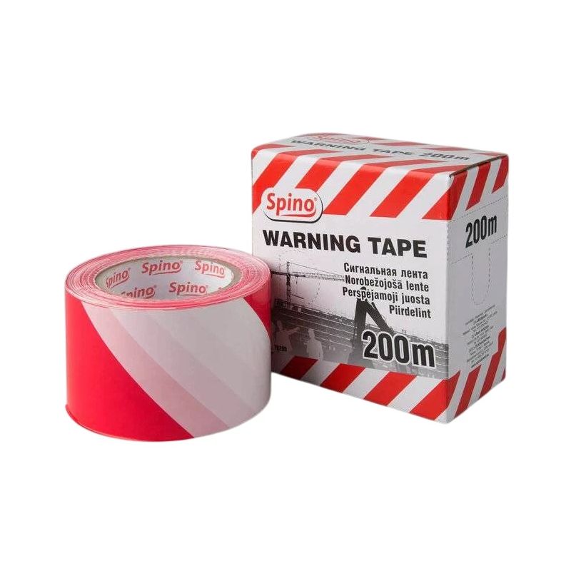 Lente brīdinājuma 75mmx200 m sarkan