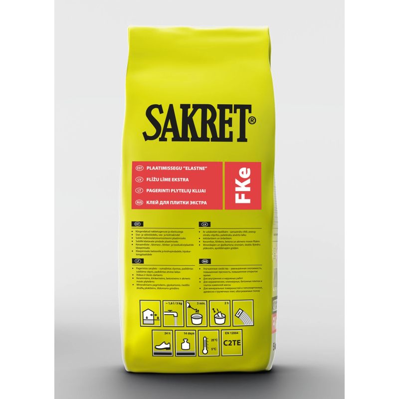 Līme flīžu sakret fke 5kg