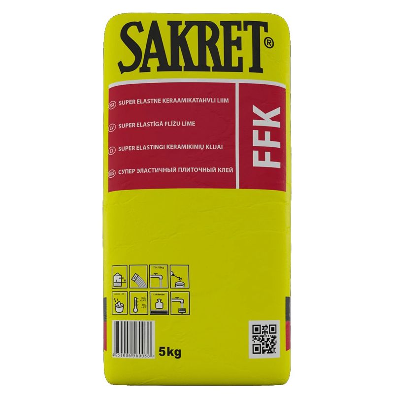Līme flīžu sakret ffk 5kg