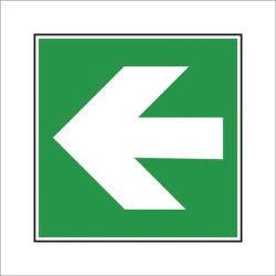 Uzlīme evakuācijas virziens, 10x10cm