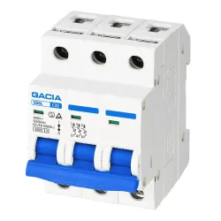 Slēdzis Gacia SB6L3PC32, 3P, C, 6kA, 32 A