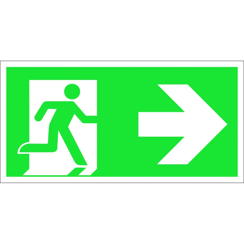 Evakuācijas zīme LUTLLL20, 20 cm x 10 cm