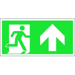 Evakuācijas zīme LUTP20, 20 cm x 10 cm