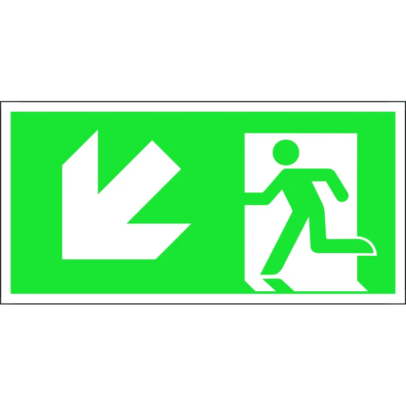 Evakuācijas zīme LNTLK20, 20 cm x 10 cm