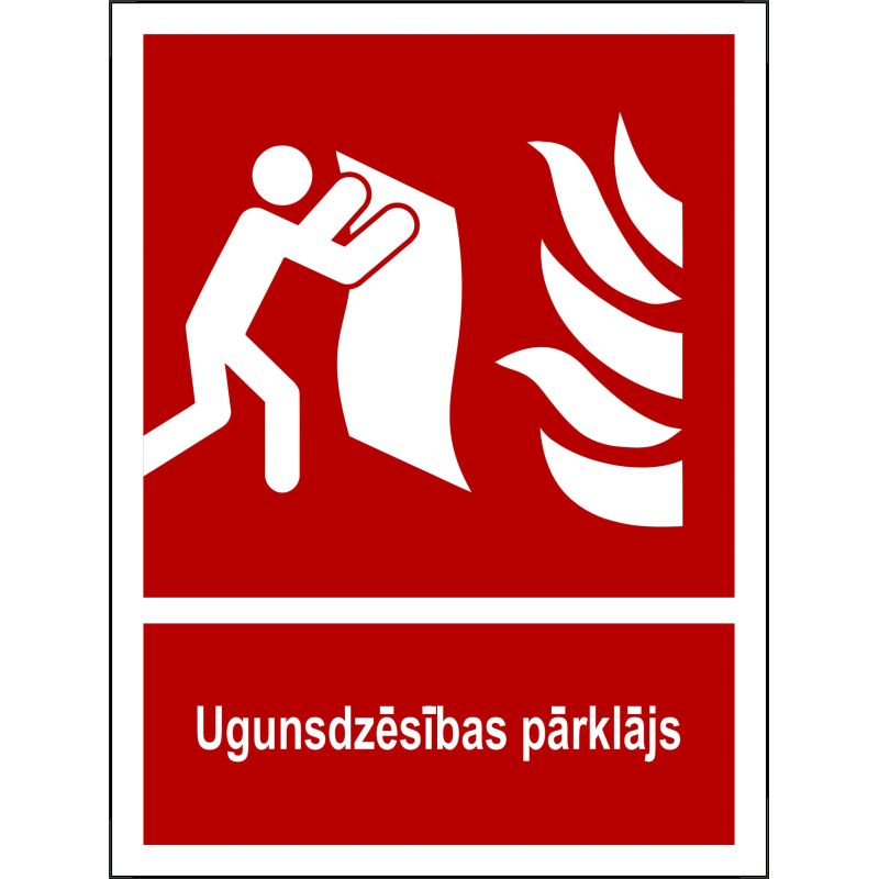 Uzlīme ugunsdzēsības pārklājs 15x10