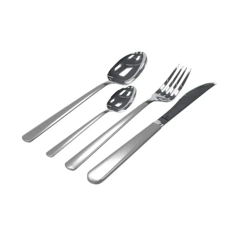 Galda piederumu komplekts Bollire 5007, sudraba krās.