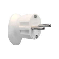 Kontaktdakša l-veida ar zemējumu.balta