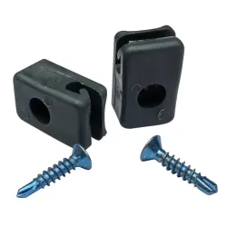 Держатель проволоки Garden Center, 5 шт., серый цв.