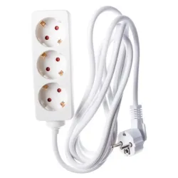 Household Extension Cord OKKO, 3 sockets, 3 m
