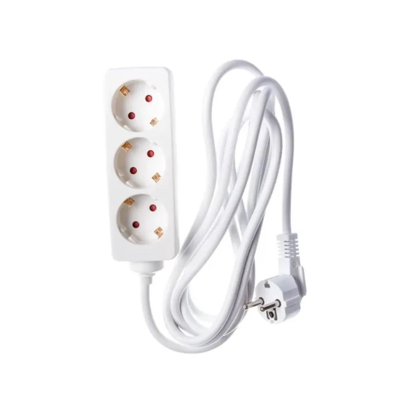 Pagarinātājs Okko, 3 x 1,5 mm², 3 m, 3 ligzdas