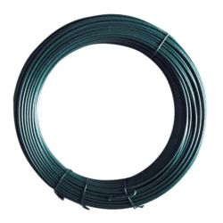 Stieple zn ar pvc 0.8-1.3mm zaļa 30m