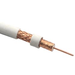 Kabelis tv rg-6 1.02 cu 90cu balts ,15,