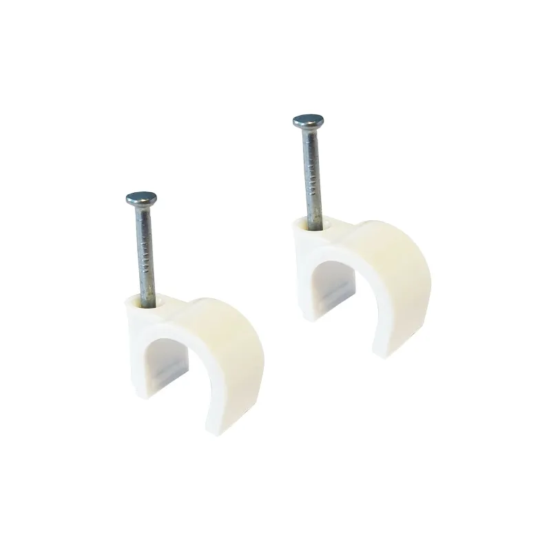 Kabeļu turētājs Okko, 7 - 10 mm, balta krās., 20 gab.