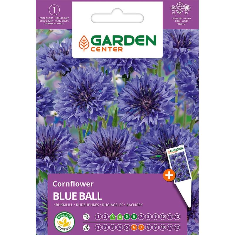 Sēklas rudzupuķe blue ball