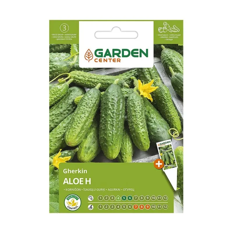 Sēklas Garden Center, gurķi Aloe H, 1 g