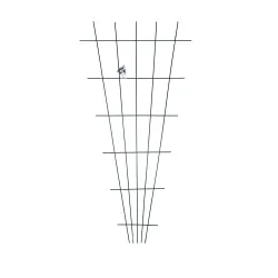 Augalo atrama Garden Center GT-026, 150 cm x 75 cm, metalas