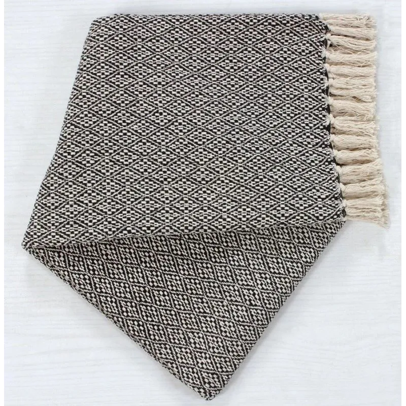 Pledi Domoletti TH220316, balta krās.-melna krās., 125 cm x 150 cm