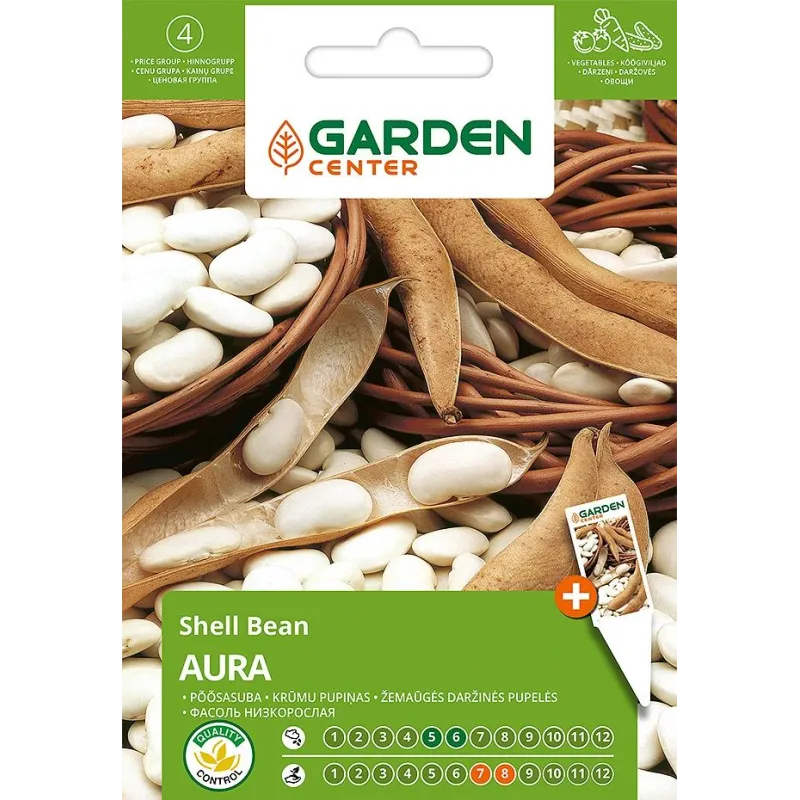 Sēklas Garden Center, pupiņas ,mazas, AURA, 8 g