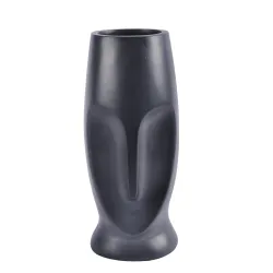 Dekoratīvais puķu pods Seja Garden Center LT34720-PC, 18.5 cm x 17.5 cm x 39.5 cm, melna