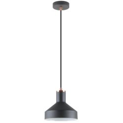 Lampa karināma pori 18cm melna