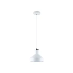 Lampa karināma pori 18cm balt