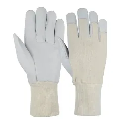 Cimdi āda Haushalt, gaiši brūna, XL