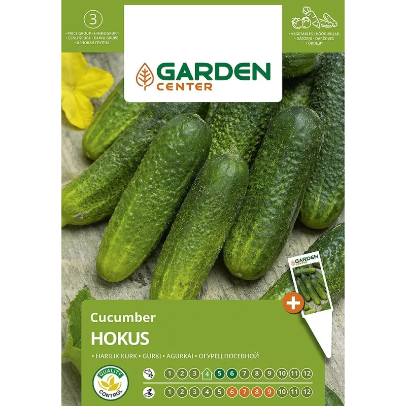 Sēklas Garden Center, gurķi HOKUS, 2 g