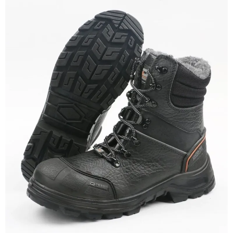 Ziemas zābaki universāli Pesso Polaris S3 SCR, bez stulma, ar siltinājumu, melna krās., 46 izmērs