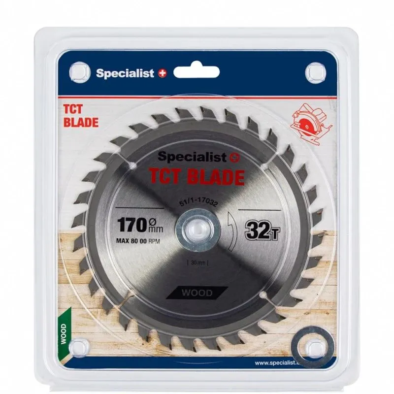 Zāģripa Specialist+, 170 mm x 30 mm