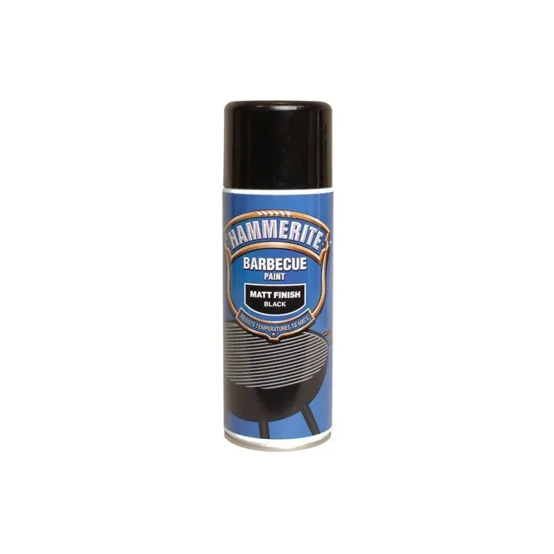 Krāsu aerosoli Hammerite, karstumizturīgs, melna, 0.4 l