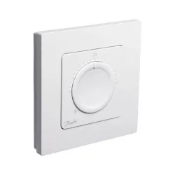 Termostats Danfoss, iebūvējams sienā, balta krās., 1.1 cm, 5 - 30 °C