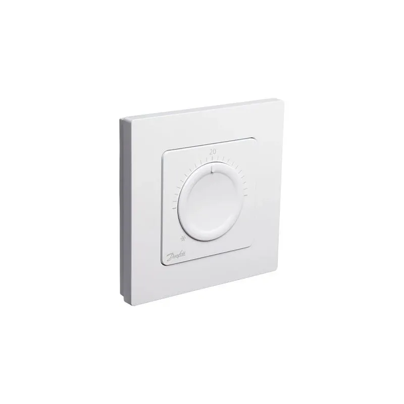 Termostats Danfoss, iebūvējams sienā, balta krās., 1.1 cm, 5 - 30 °C