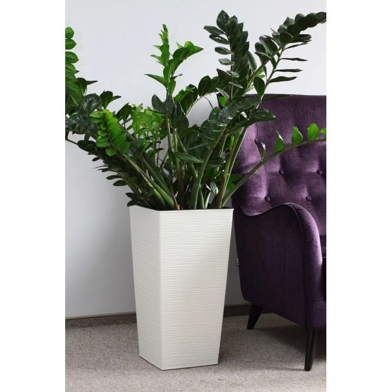 Pods puķu finezja dluto 40x40x75 balts