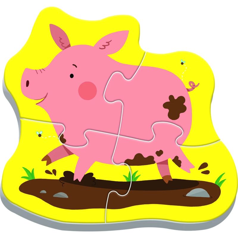 TREFL Puzle mazuļiem „Ūkio gyvūnai