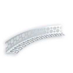 Stūris arkai pvc perforēts 20x20 2,5m